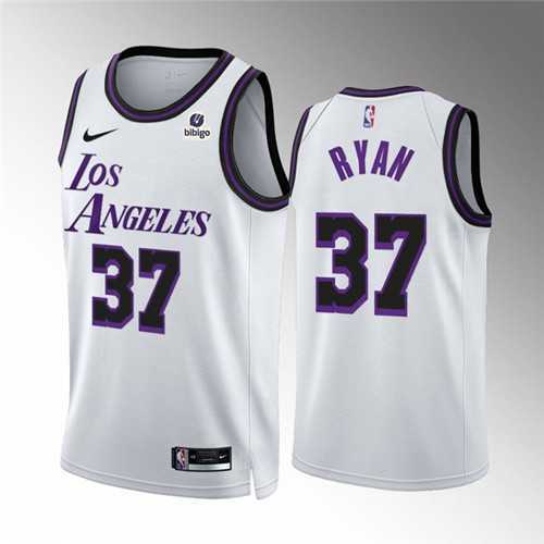 Men's Los Angeles Lakers #37 Matt Ryan White City Edition Stitched Basketball Jersey Dzhi,We sell and wholesale Men's Los Angeles Lakers #37 Matt Ryan White City Edition Stitched Basketball Jersey Dzhi on line form chian!